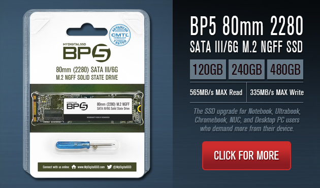 MyDigitalSSD BP5 80mm 2280 M.2 NGFF SSDs