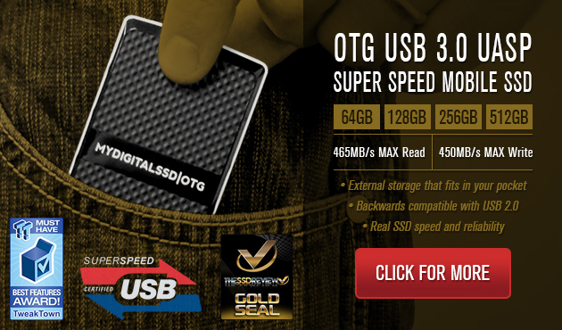 MyDigitalSSD OTG SuperSpeed USB 3.0 Mobile SSD