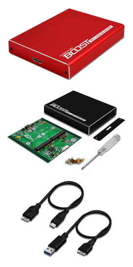 MyDigitalSSD BOOST USB 3.1 SSP Dual mSATA SSD RAID Enclosure